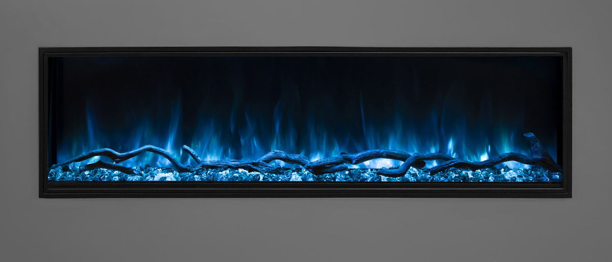 Modern Flames Landscape Pro Slim Single-Sided Linear Built-in Electric Fireplace