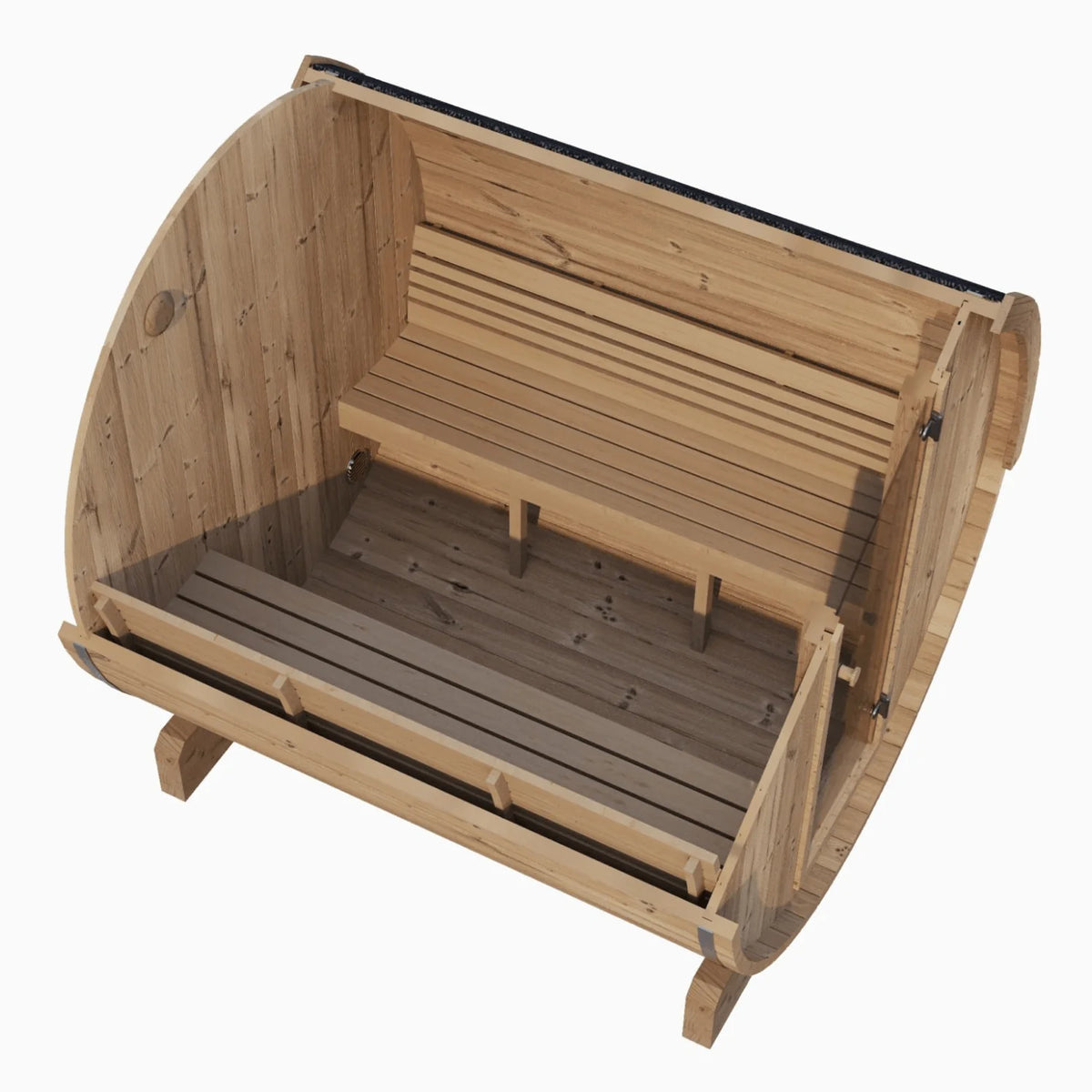 SaunaLife Ergo-Series Model E6 3-Person Sauna Barrel