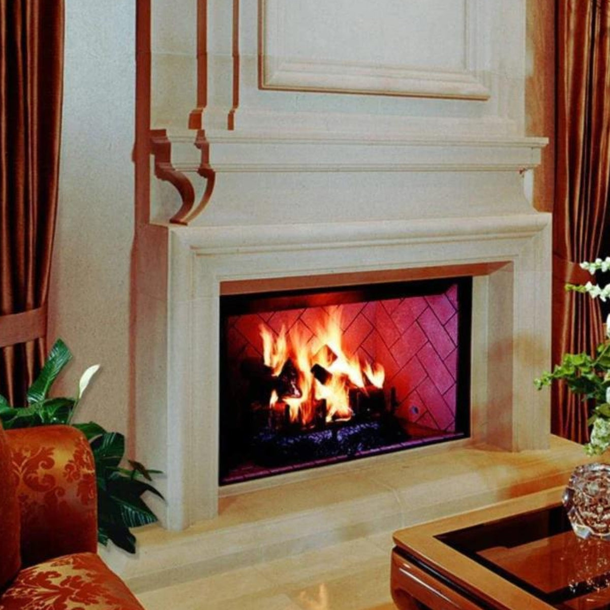 Superior WRT/WCT3000 Open Hearth Wood-Burning Fireplace