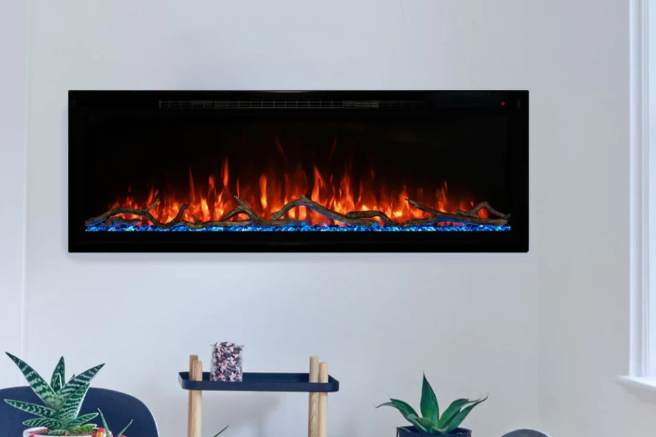 Modern Flames Spectrum Slimline Ultra-Slim Single-Sided Linear Built-in Electric Fireplace