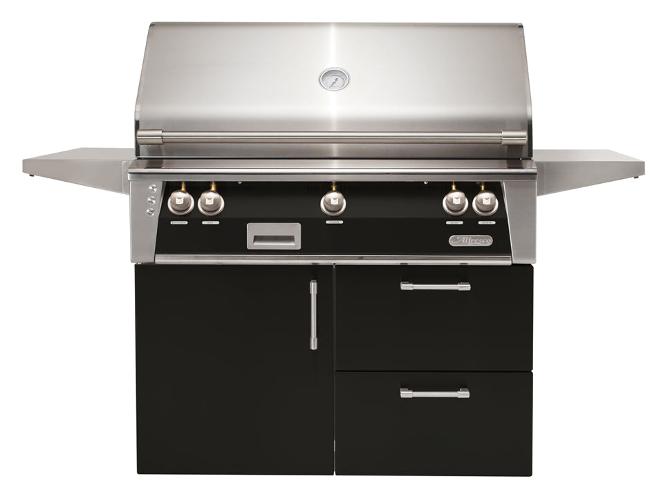 Alfresco 42&quot; Deluxe Freestanding Gas Grill With Rotisserie