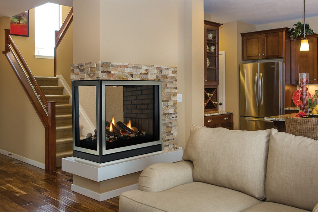 Empire | American Hearth Madison Peninsula 36&quot; Direct-Vent Gas Fireplace