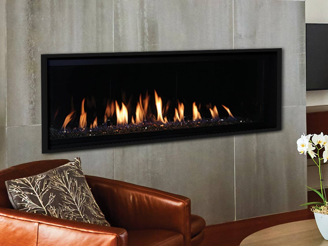 Astria Allume Linear Contemporary Direct Vent Gas Fireplace