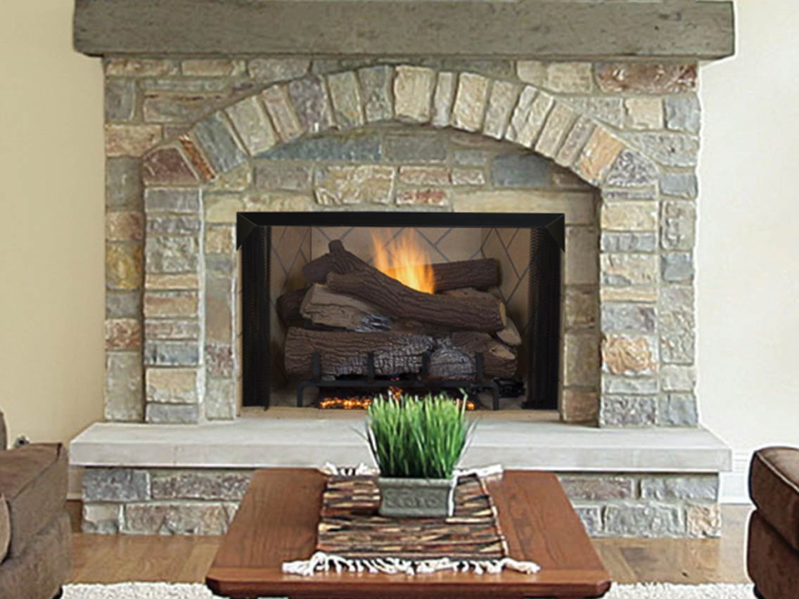 Astria Marquee Vent-Free Gas Fireplace | Firebox Only