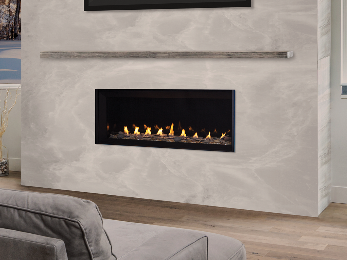 Astria Omega DLX Linear Contemporary Vent-Free Gas Fireplace