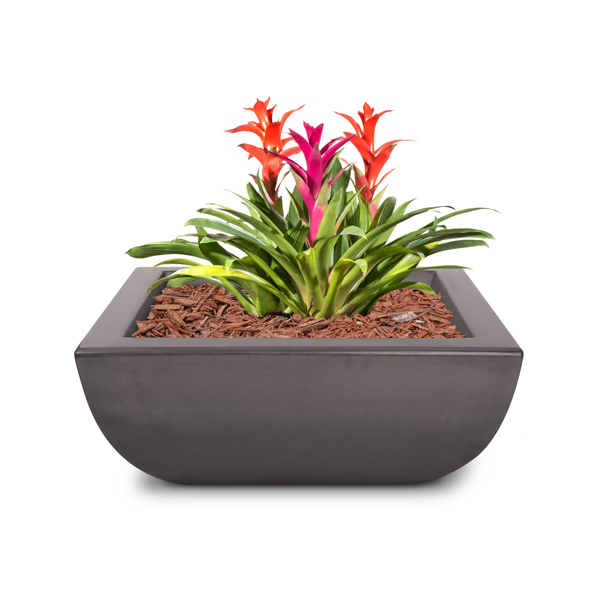 The Outdoor Plus Square Avalon Planter Bowl - GFRC Concrete