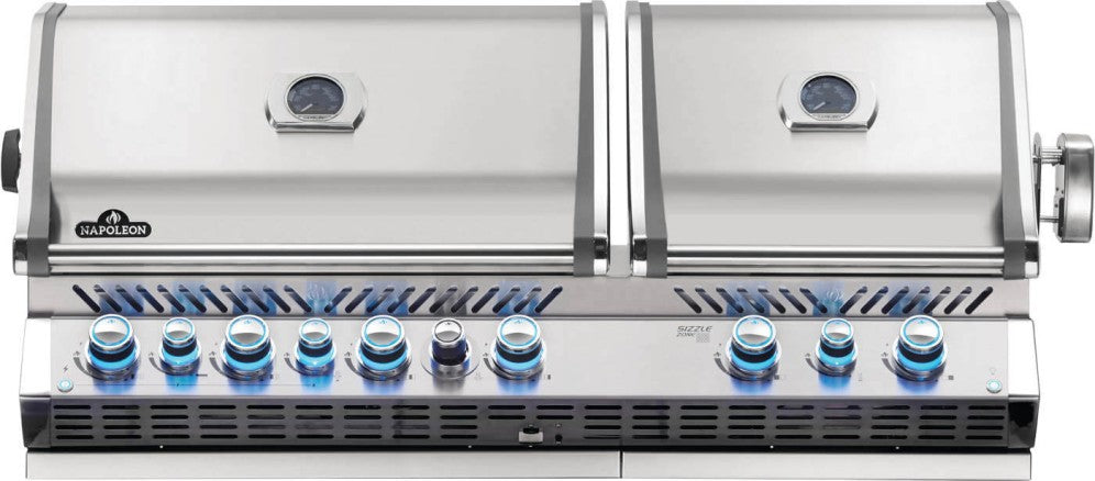 Napoleon Built-In Prestige Pro 825 Gas Grill With Infrared Bottom and Rear Burners