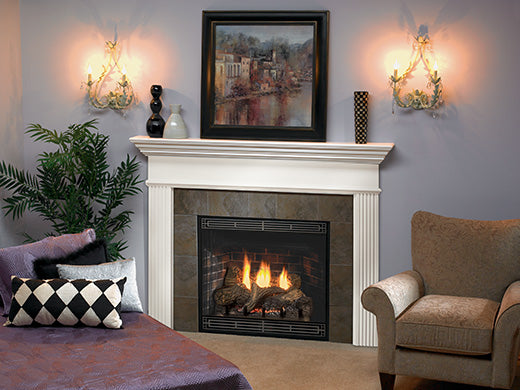 Empire | White Mountain Hearth Keystone Deluxe B-Vent Gas Fireplace