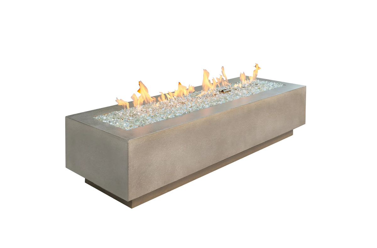 Outdoor GreatRoom Company Natural Grey Cove 72&quot; Linear Gas Fire Table