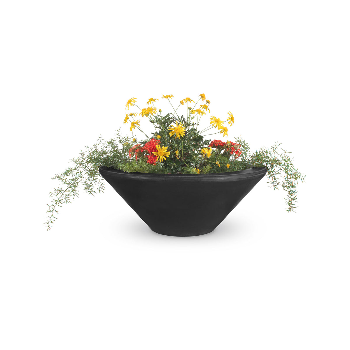 The Outdoor Plus Round Cazo Planter Bowl - GFRC Concrete