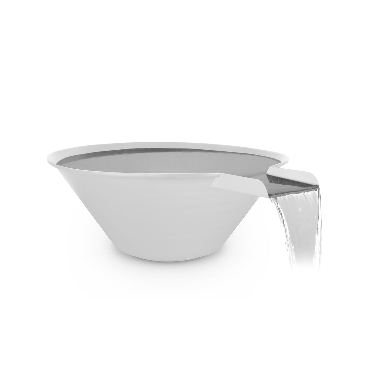 The Outdoor Plus Round Cazo Water Bowl - Powder Coated Metal