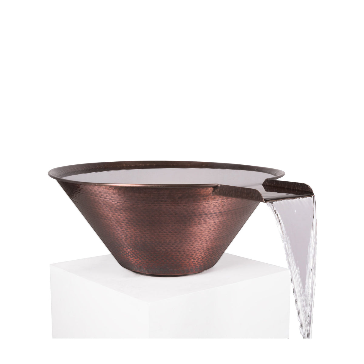 The Outdoor Plus Cazo Hammered Copper Water Bowl