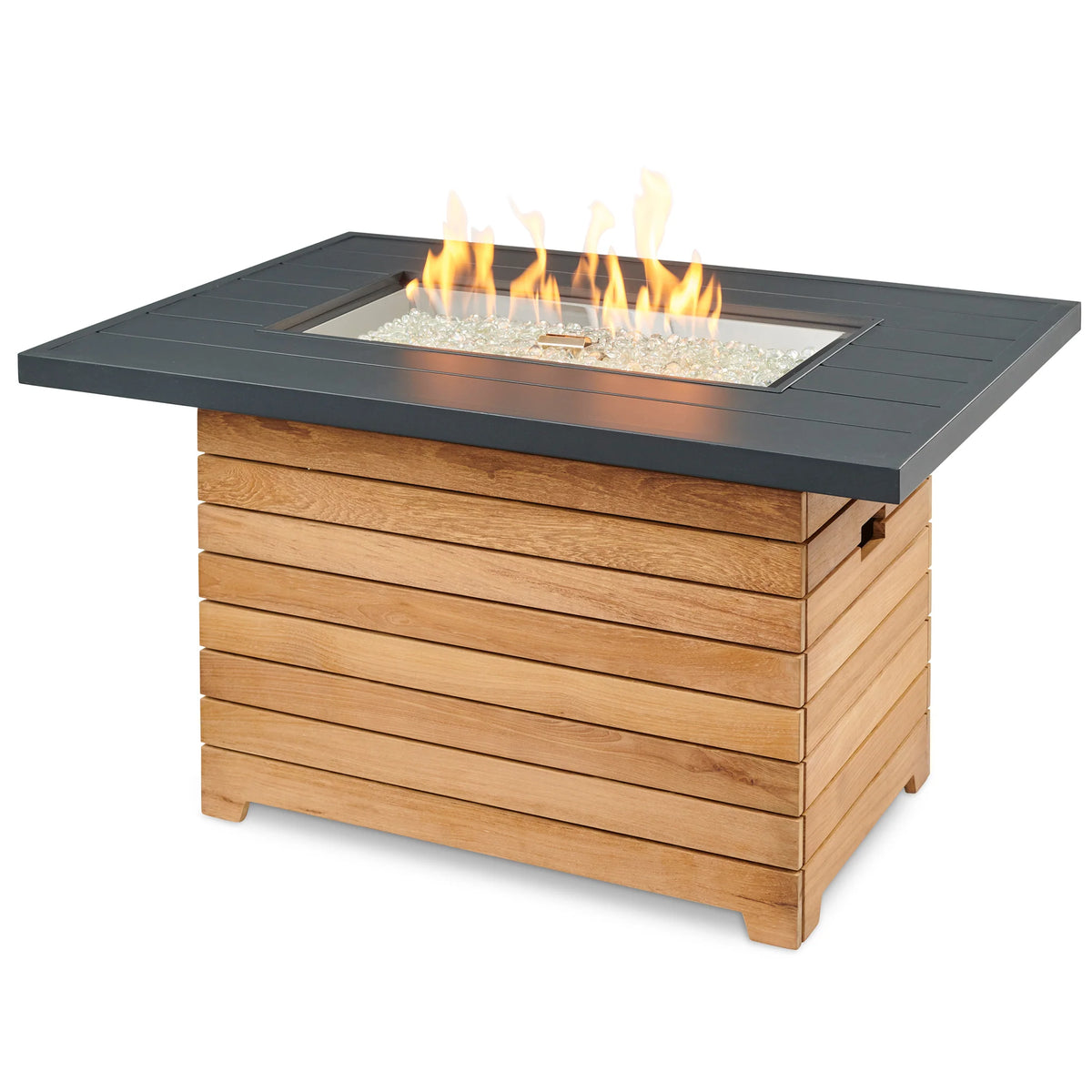 Outdoor GreatRoom Company Darien Rectangular Gas Fire Pit Table