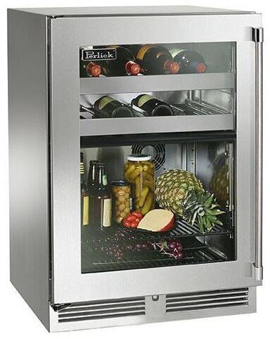 Perlick 24&quot; Signature Series Marine Grade Dual Zone Refrigerator/Wine Reserve