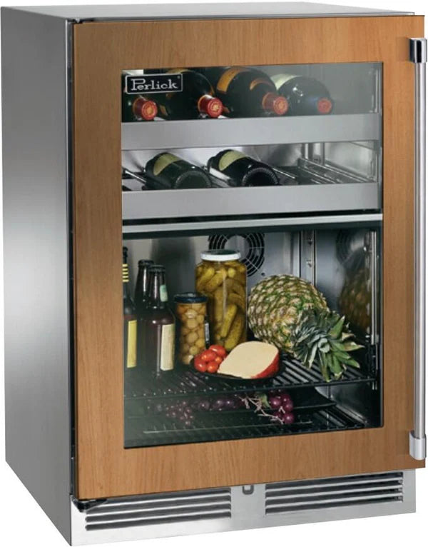 Perlick 24&quot; Signature Series Marine Grade Dual Zone Refrigerator/Wine Reserve