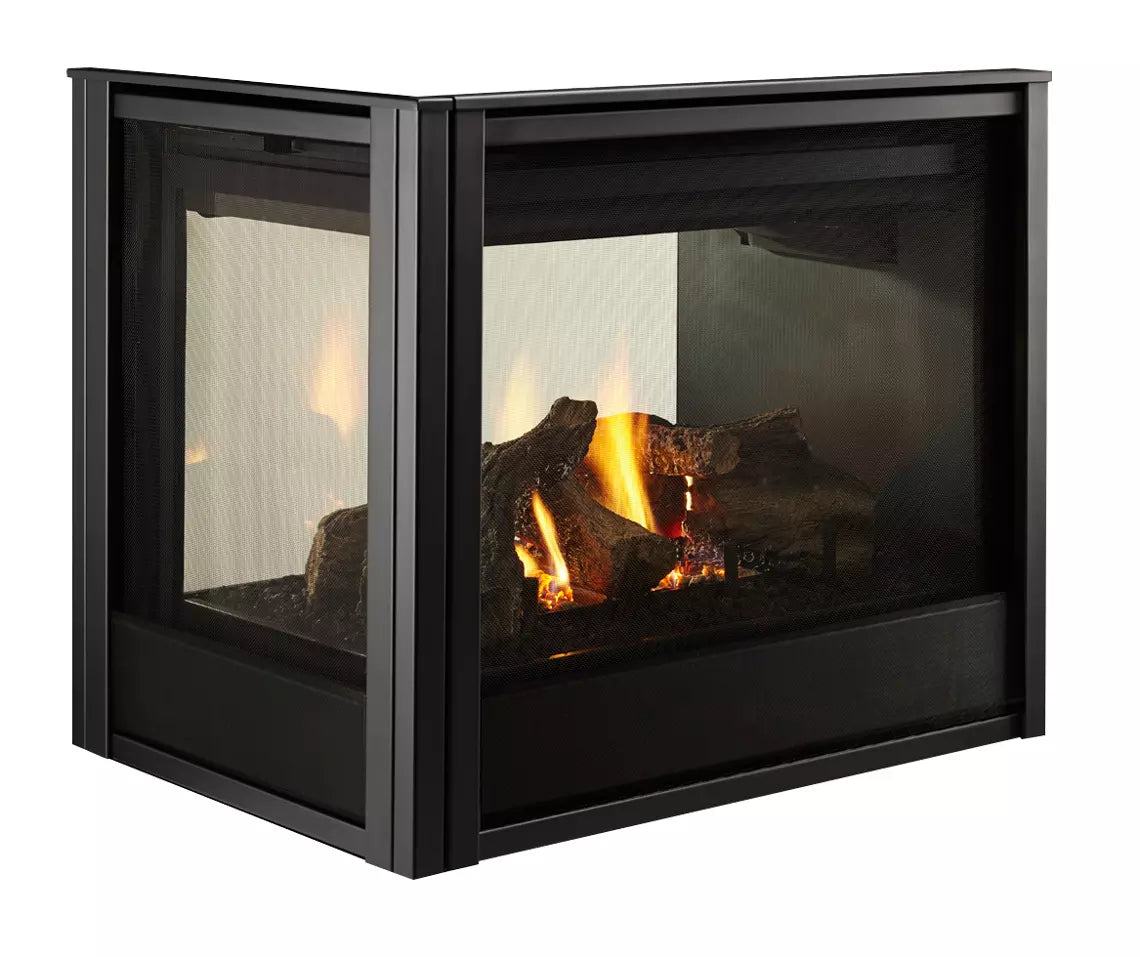 Majestic Pier 36&quot; Direct Vent Multi-Sided Gas Fireplace With IntelliFire Touch Ignition