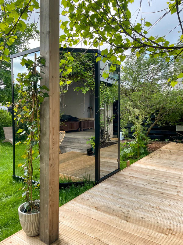 Haljas Hele 4-Person Glass Single Standard Outdoor Sauna