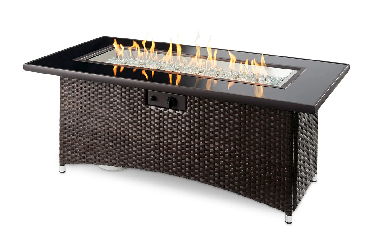 Outdoor GreatRoom Company Balsam Montego Linear Gas Fire Pit Table