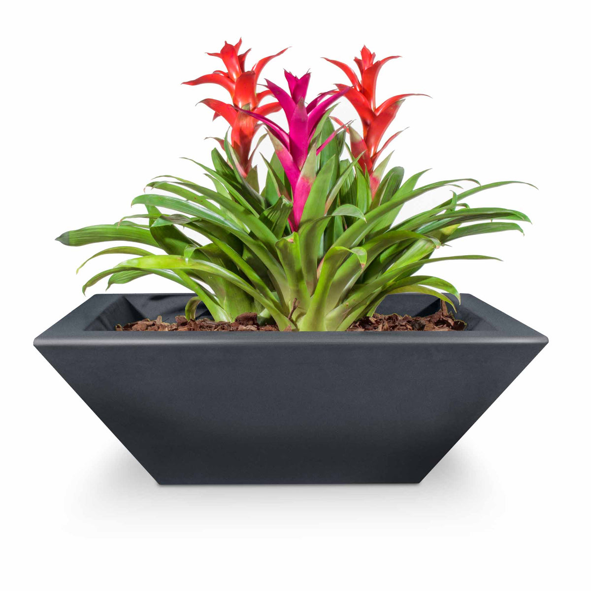 The Outdoor Plus Square Maya Planter Bowl - GFRC Concrete