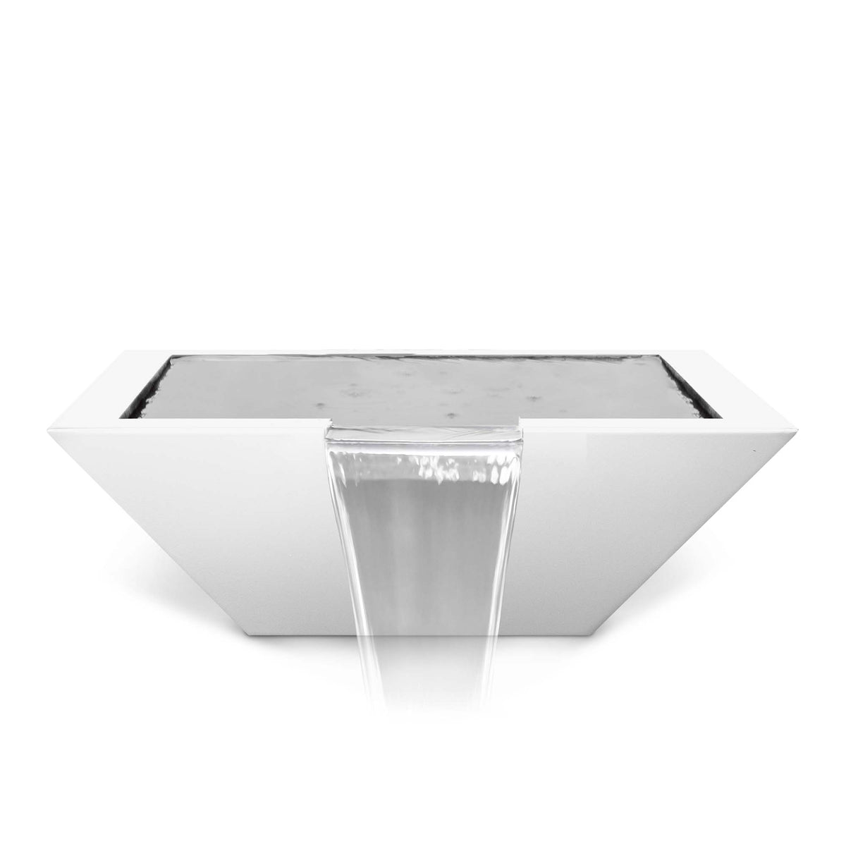 The Outdoor Plus Square Maya Water Bowl - Powder Coated Metal