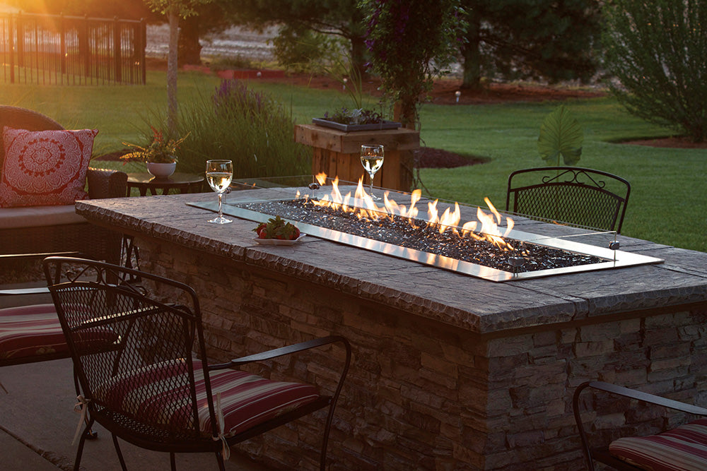 Empire | White Mountain Hearth Carol Rose Coastal Collection Outdoor Linear Fire Pit