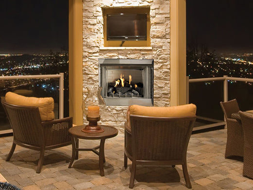 Empire | American Hearth Carol Rose Coastal Collection Traditional Premium Outdoor Gas Fireplace