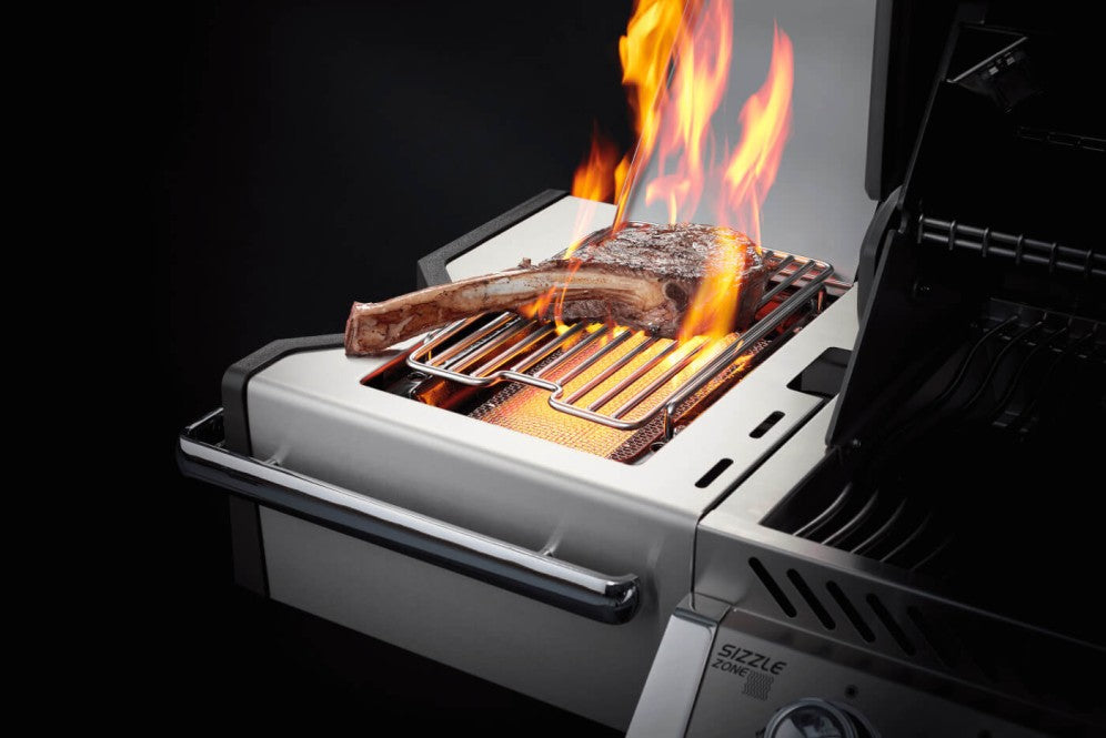 Napoleon Prestige Pro 665 Stainless Steel Gas Grill With Infrared Side and Rear Burners