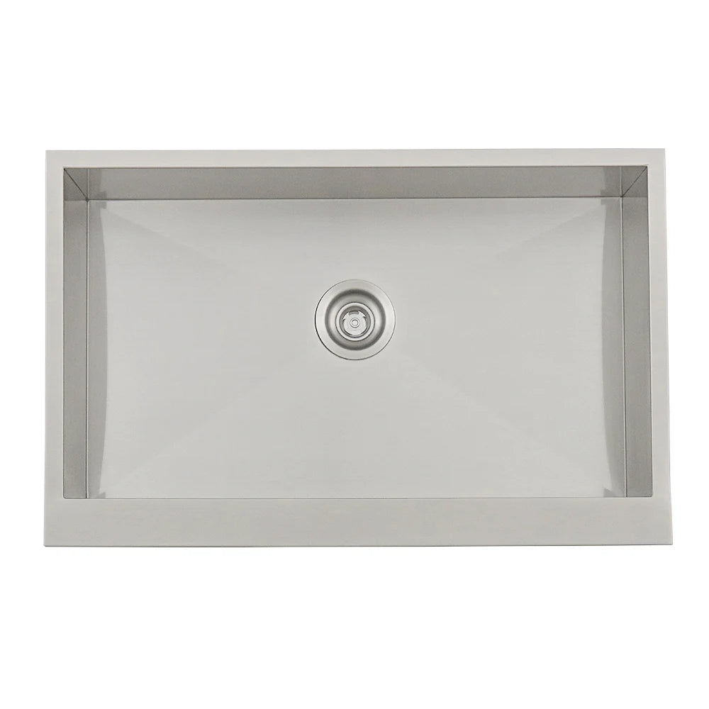 RCS 32&quot; Outdoor Stainless Steel Farm House Sink &amp; Faucet