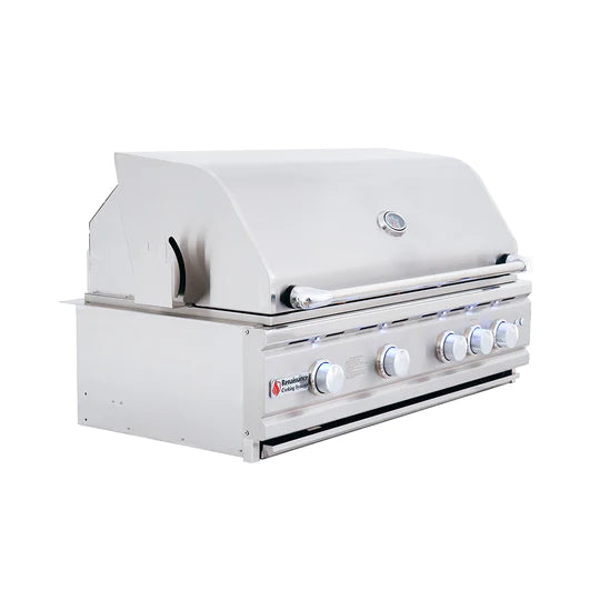 RCS 38&quot; Cutlass Pro Built-In Gas Grill With Rear Burner And Blue LED