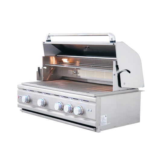 RCS 38&quot; Cutlass Pro Built-In Gas Grill With Rear Burner And Blue LED