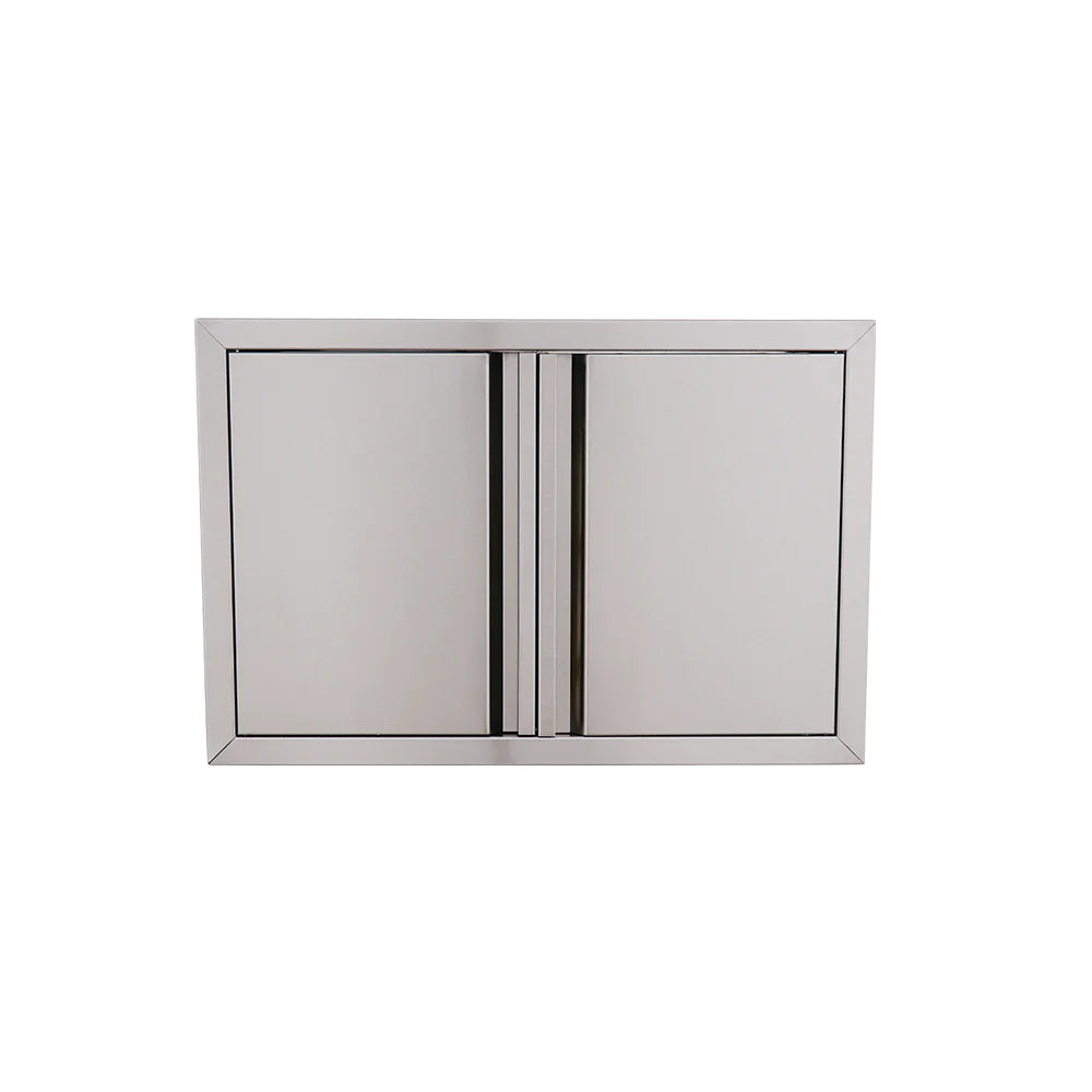 RCS Valiant Stainless Steel Double Door with Pantry Shelves - Fully Enclosed