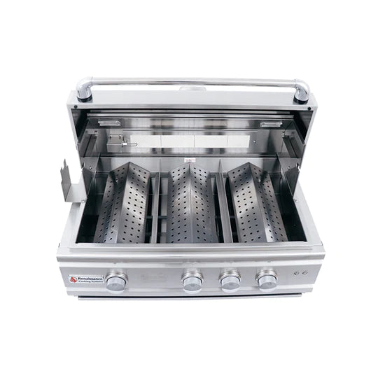 RCS 30&quot; Cutlass Pro Built-In Gas Grill With Window