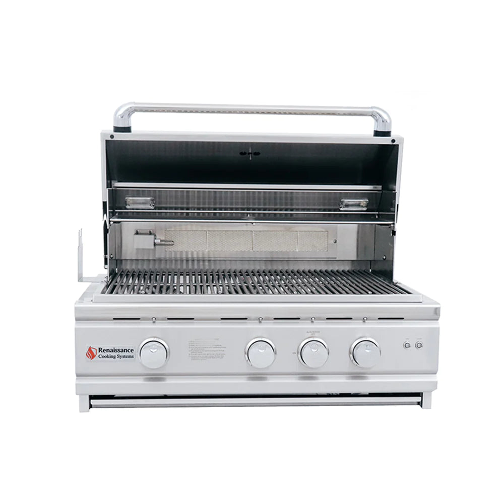 RCS 30&quot; Cutlass Pro Built-In Gas Grill With Window