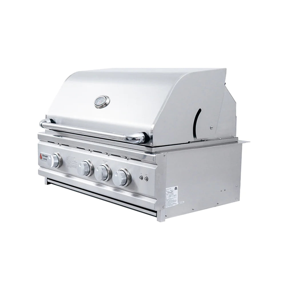 RCS 30&quot; Cutlass Pro Built-In Gas Grill With Rear Burner And Blue LED