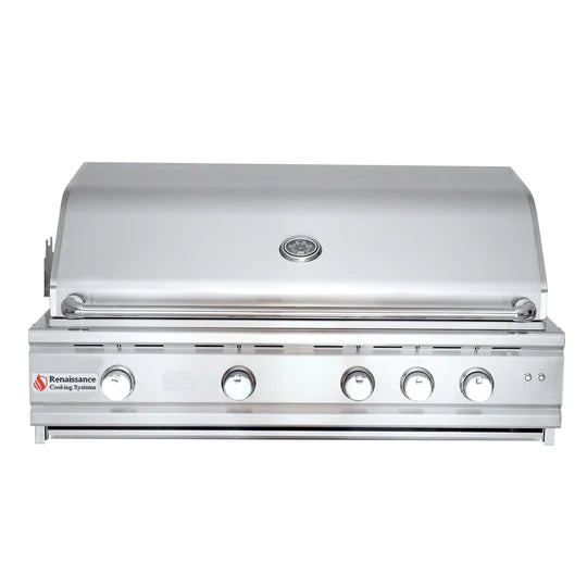 RCS 42&quot; Cutlass Pro Built-In Gas Grill With Rear Burner And Blue LED