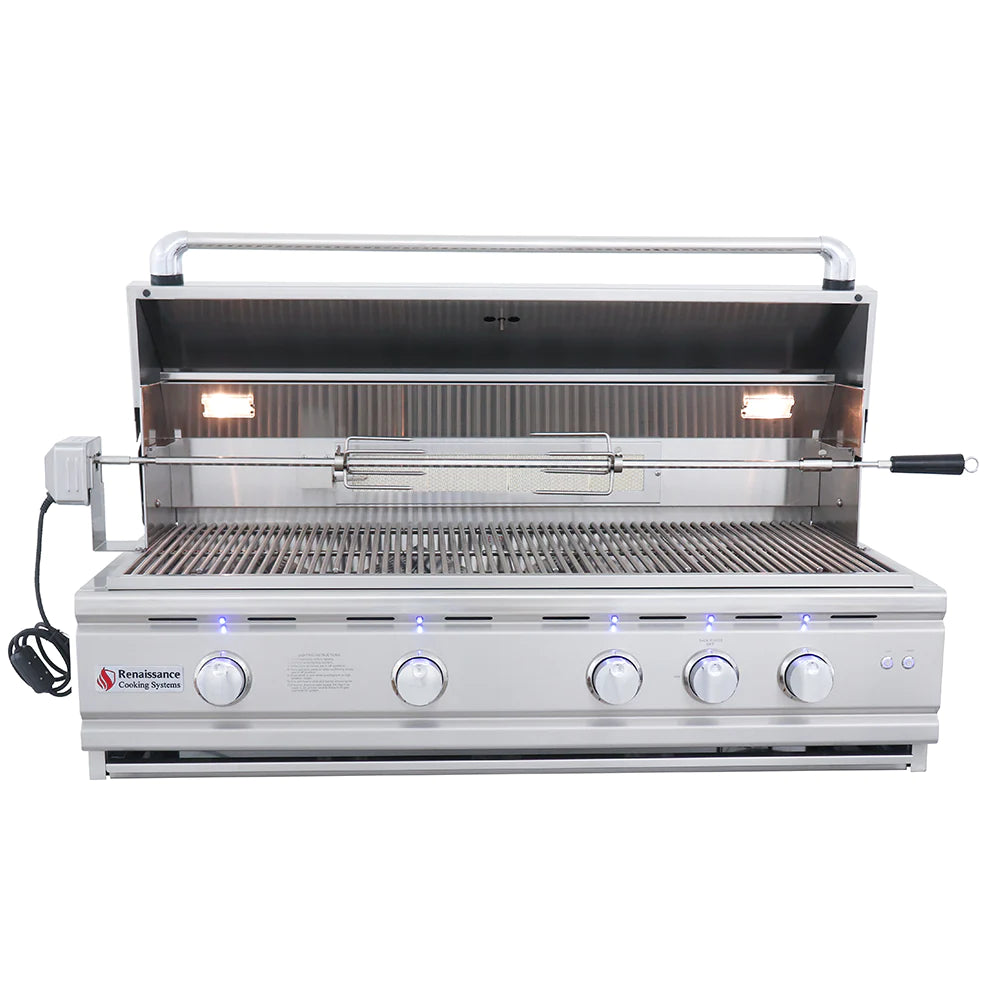 RCS 42&quot; Cutlass Pro Built-In Gas Grill With Window