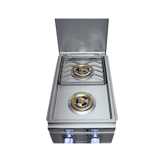 RCS Cutlass Slide-In Double Side Burner With Blue LED