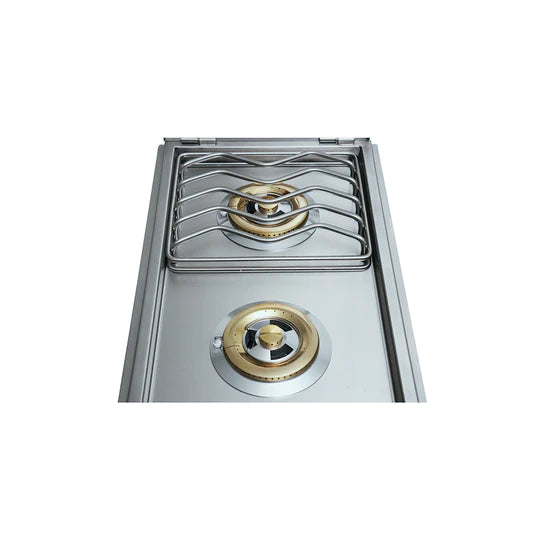 RCS Cutlass Slide-In Double Side Burner With Blue LED