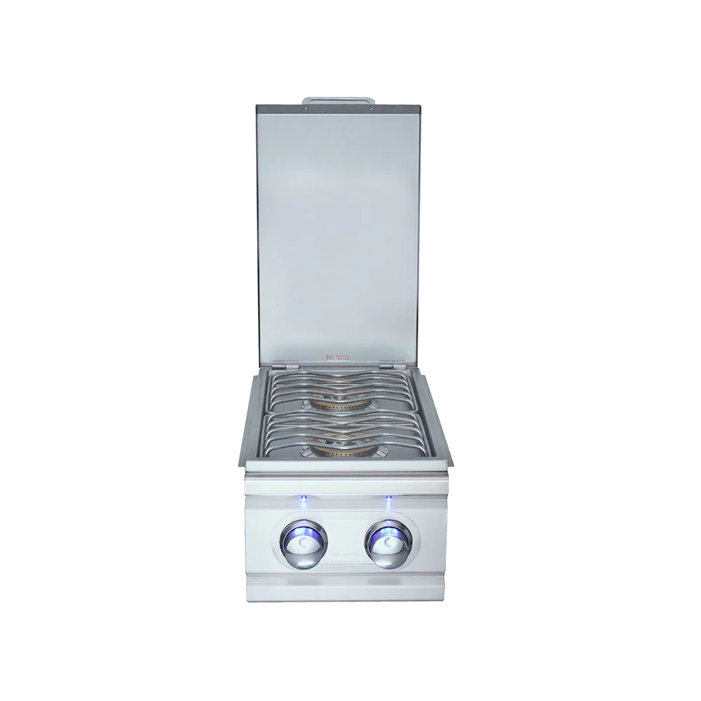 RCS Cutlass Slide-In Double Side Burner With Blue LED