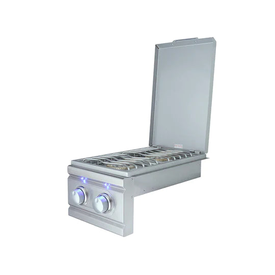 RCS Cutlass Slide-In Double Side Burner With Blue LED