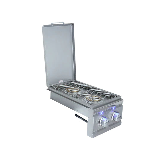 RCS Cutlass Slide-In Double Side Burner With Blue LED