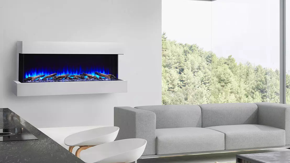 SimpliFire 55&quot; Scion Trinity 3-Sided Linear Electric Fireplace