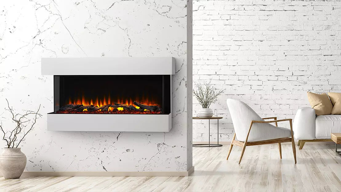 SimpliFire 43&quot; Scion Trinity 3-Sided Linear Electric Fireplace
