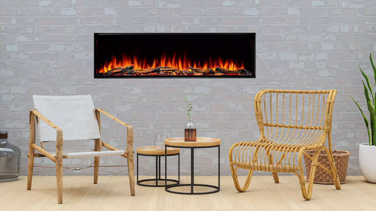 SimpliFire Forum 43&quot; Outdoor Electric Fireplace