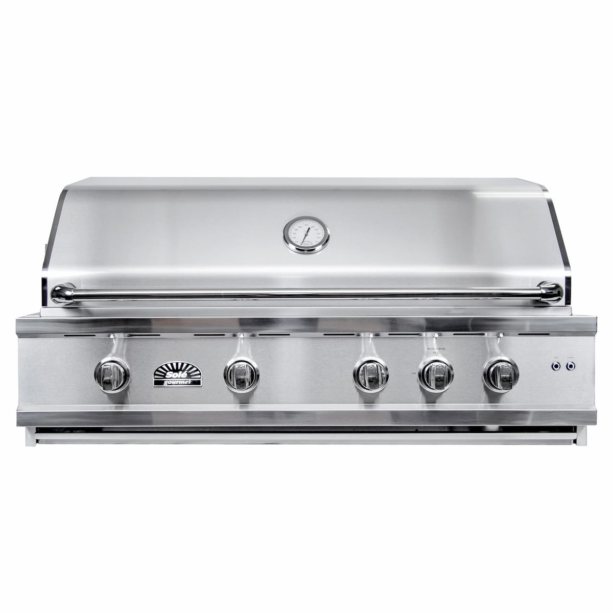 Sole Gourmet Luxury Series Built-in Gas Grill with LED Control Lighting