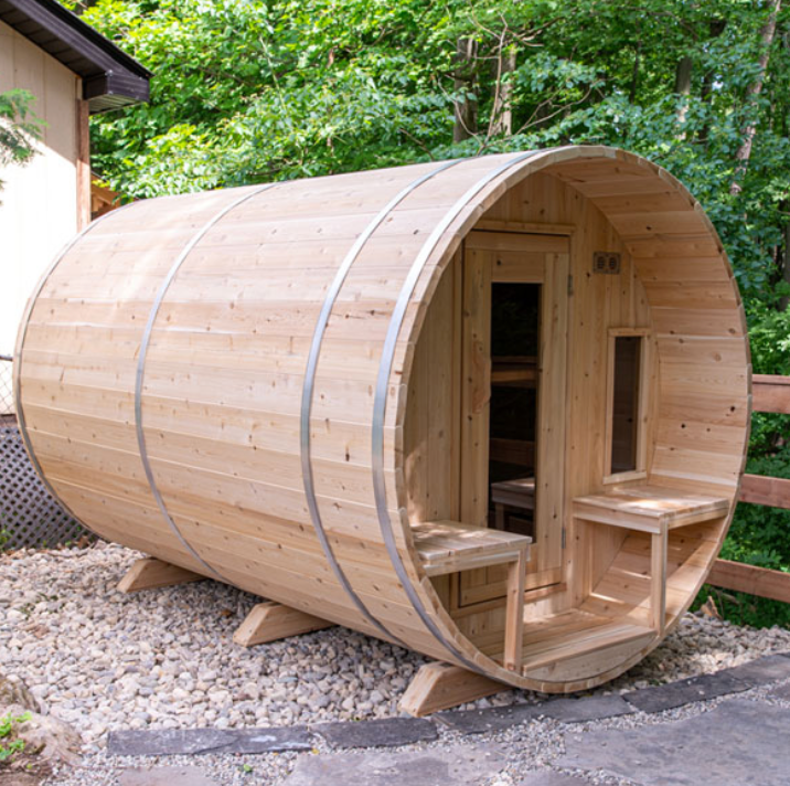 Dundalk CT Tranquility 8 Person Barrel Sauna