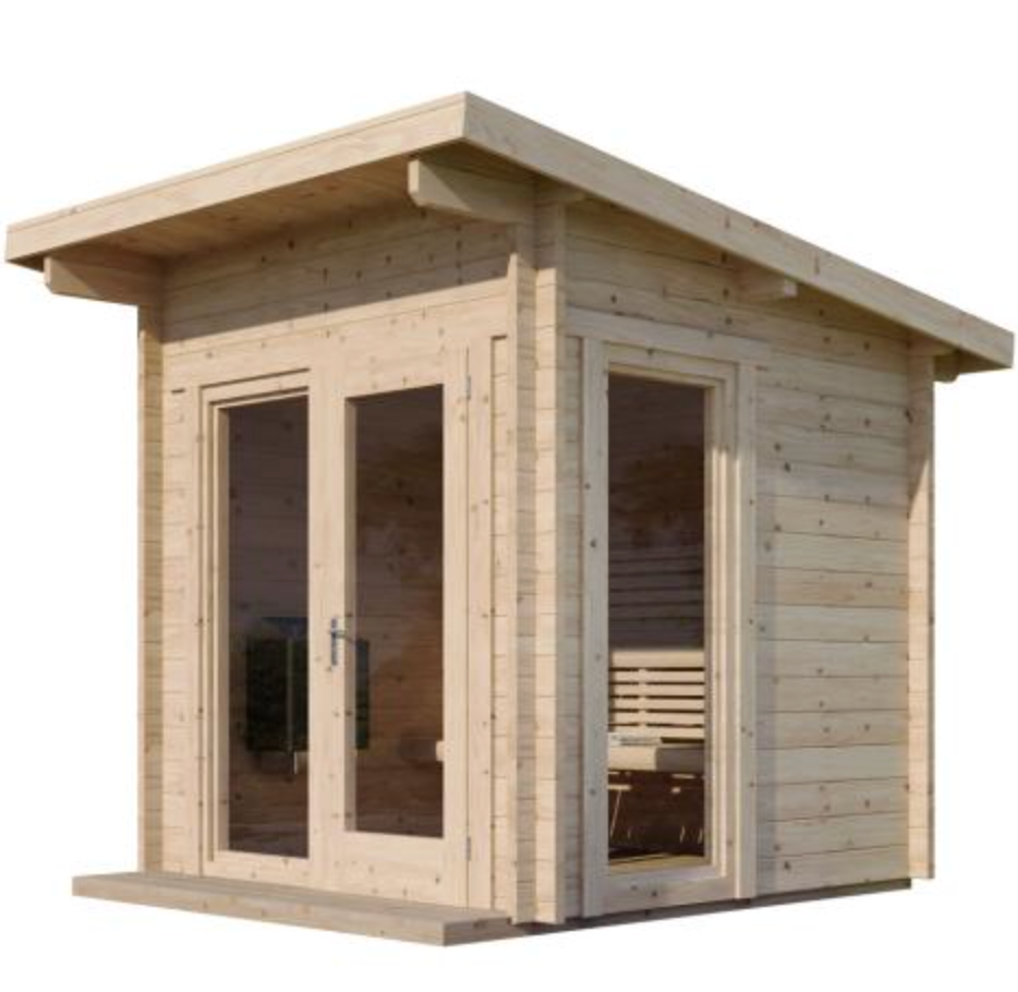 SaunaLife Model G4 6-7 Person Outdoor Home Sauna Kit