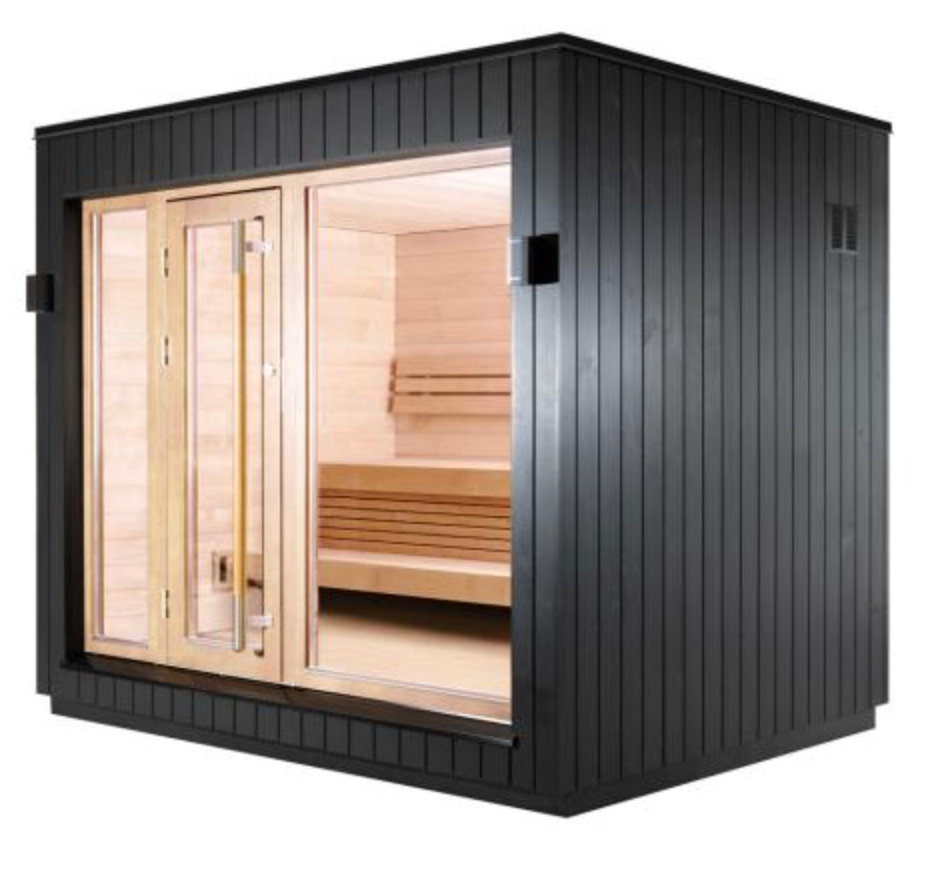 SaunaLife Model G7 Pre-Assembled 6 Person Outdoor Home Sauna