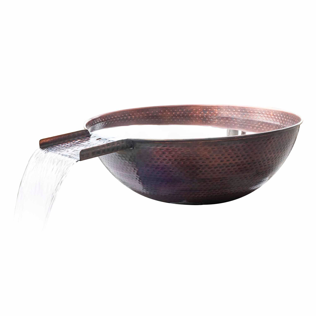 The Outdoor Plus 27&quot; Sedona Hammered Copper Water Bowl