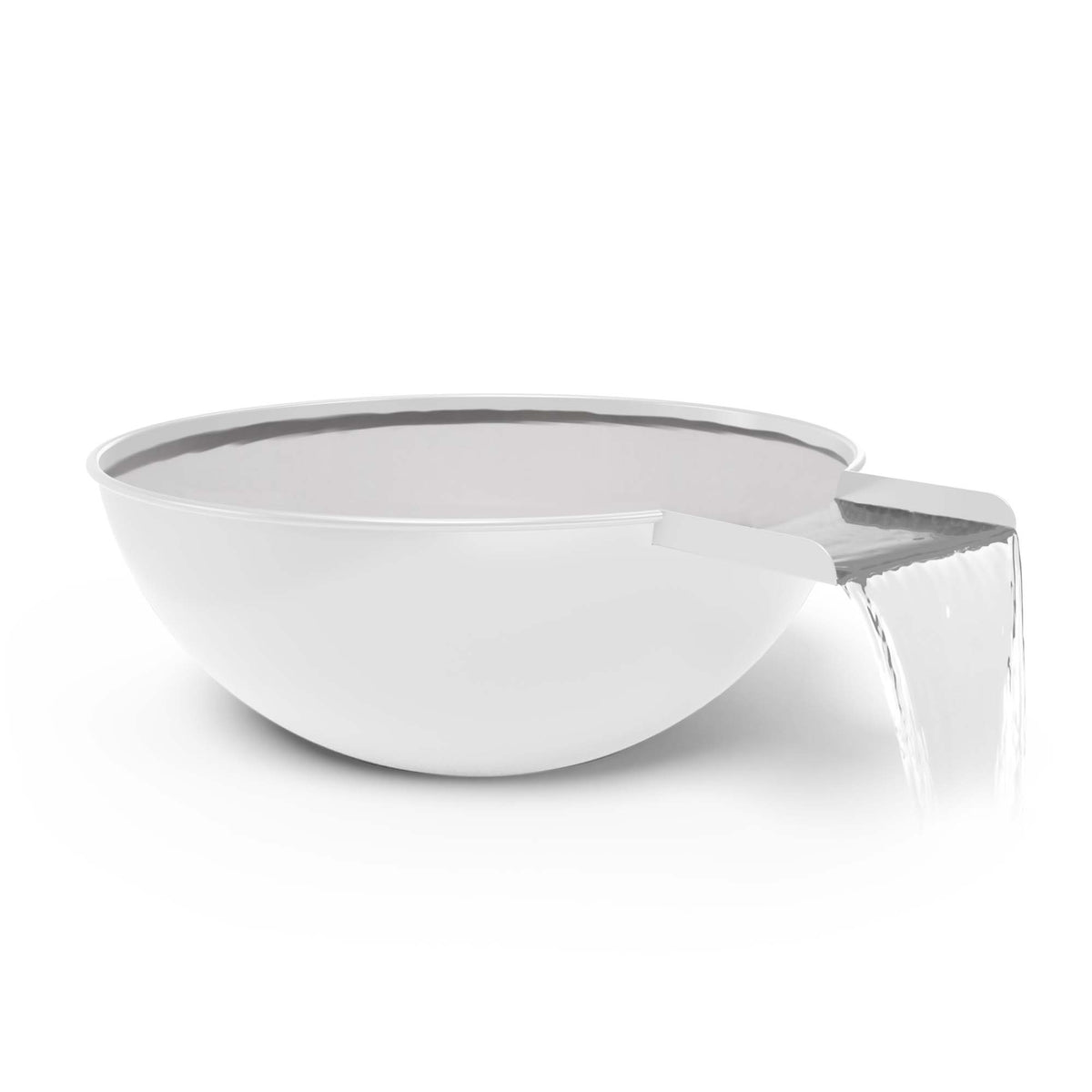 The Outdoor Plus Round Sedona Water Bowl - Powder Coated Metal